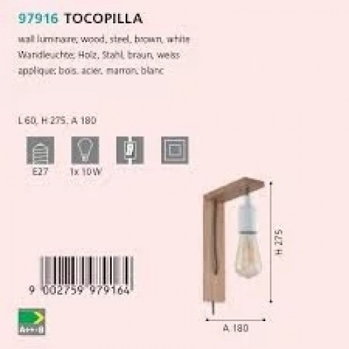 Бра Eglo TOCOPILLA 97916