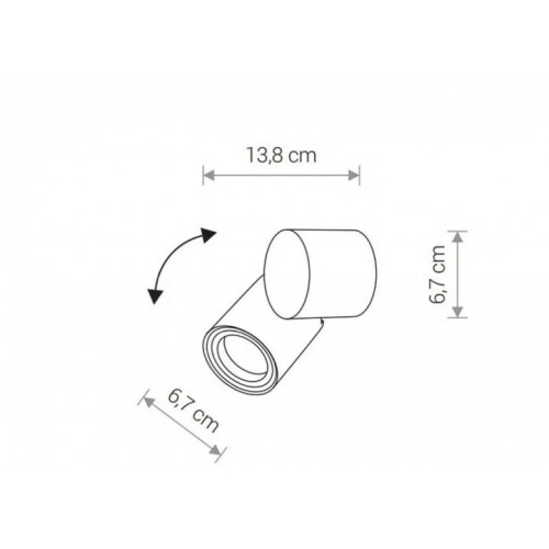Бра Pikart h-tube 22827-2