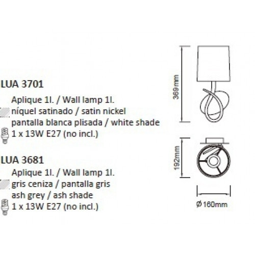 Бра Mantra Lua 3681