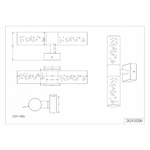 Бра Trio BOLSA 282410206