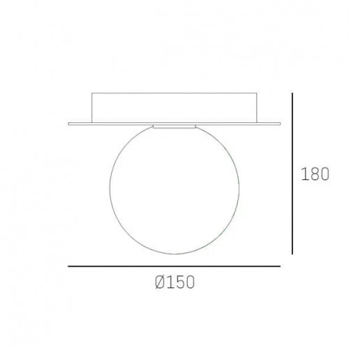 Бра CosmoLight CAPE TOWN W01063BR