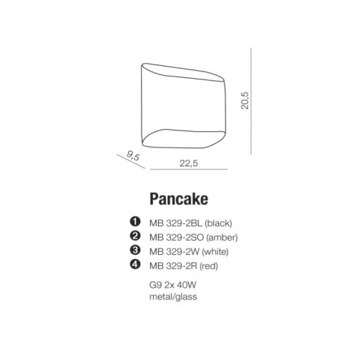 Бра AZzardo PANCAKE AZ0113 (MB3292AM)