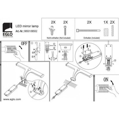 Бра Eglo PASSA 95373