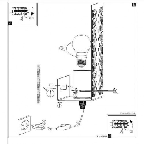 Бра Eglo GALLICO 97889