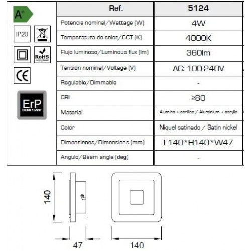 Настільна лампа TK Lighting NICOL 5124