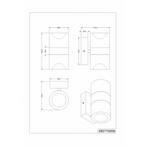 Бра TRIO BRIAN 282710206