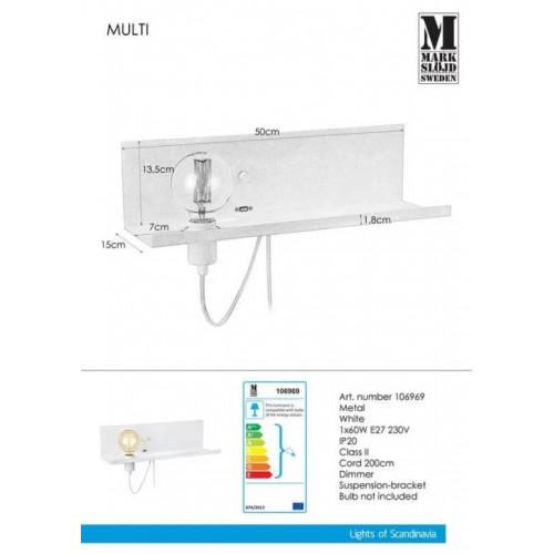 Бра Markslojd MULTI 106969