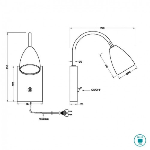 Бра Trio WANDA 202670131