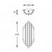 Бра Zuma Line ALEXANDRIA W0556-02A-V7V7