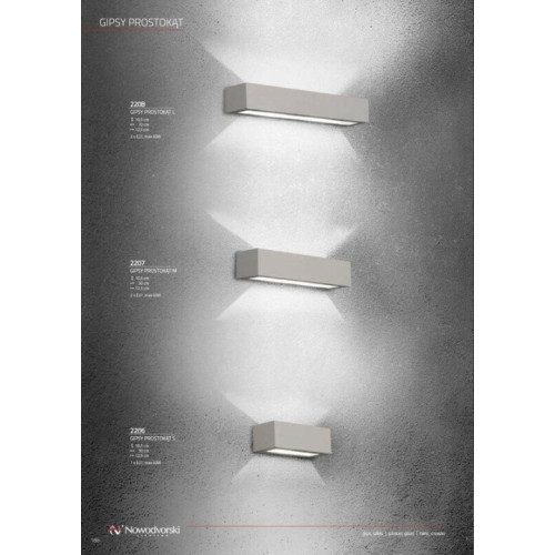 Бра Nowodvorski GIPSY PROSTOKAT M 2207