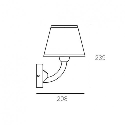 Бра CosmoLight ATLANTA W01827NI-WH