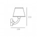 Бра CosmoLight ATLANTA W01827NI-WH