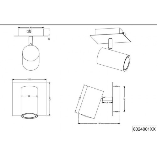 Бра Trio MARLEY 802400180