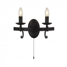 Бра Searchlight CARTWHEEL 8902-2BK Бра Searchlight CARTWHEEL 8902-2BK