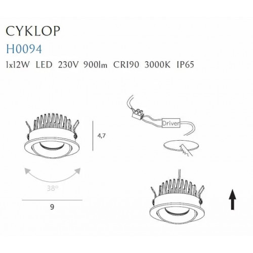 Бра MAXlight LOTUS W0276