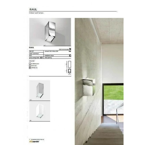 Бра AZzardo RAUL AZ0892 (GM1107ALU)