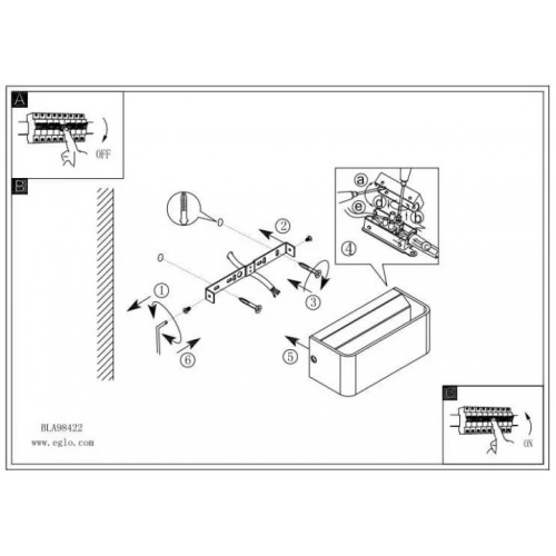 Бра Eglo SANIA 4 98422