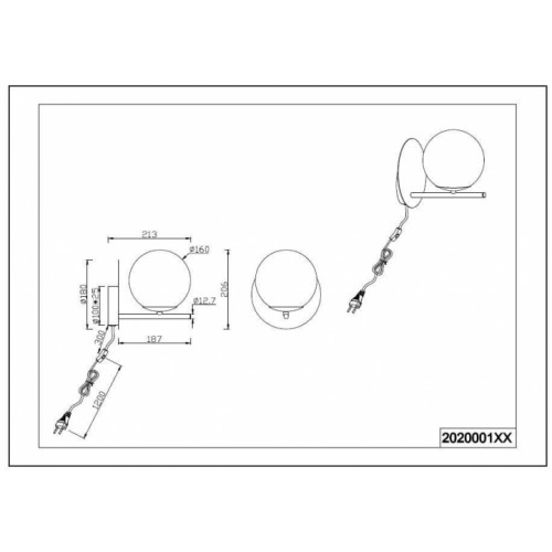 Бра Trio PURE 202000108