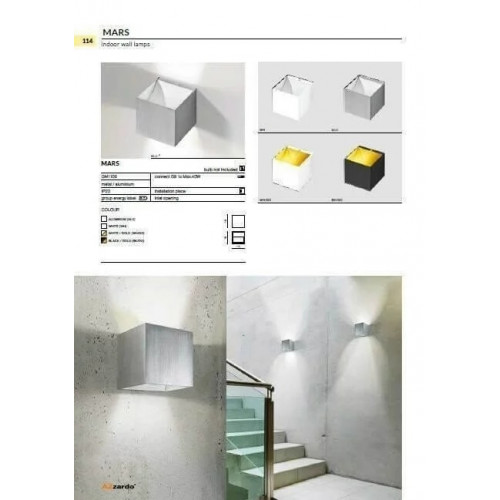 Бра AZzardo MARS AZ0896 (GM1109WH)