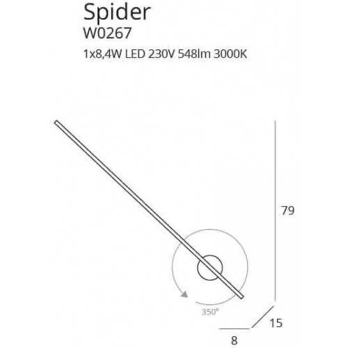 Бра MAXlight SPIDER W0267
