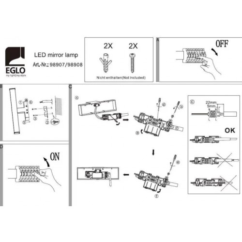 Бра Eglo PANDELLA 98907