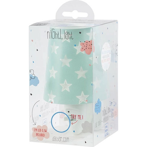 Дитячий нічник в розетку Dalber Stars Green 81215H