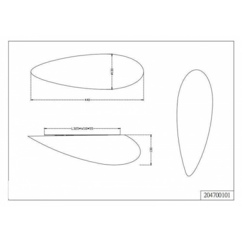 Бра Trio TOULON 204700101