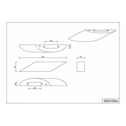 Бра TRIO ESCALATE 222410205