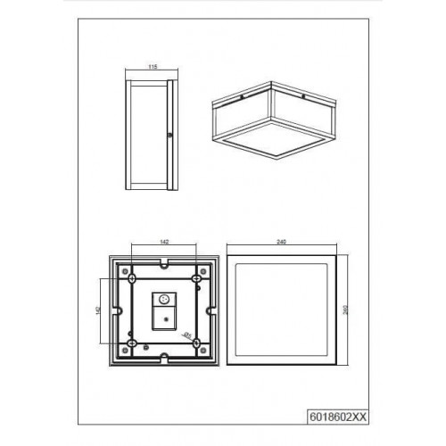 Бра Searchlight CLAMP 63125-1BK