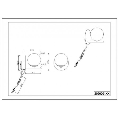 Бра Trio PURE 202000142