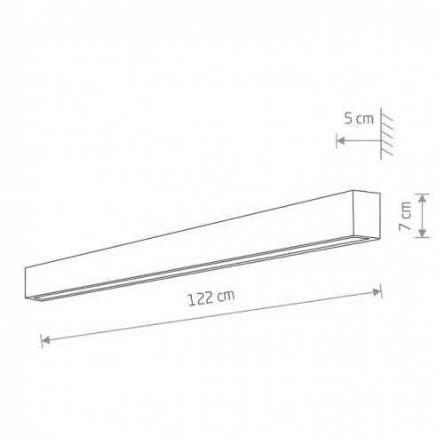 Підсвітка Nowodvorski STRAIGHT WALL LED 7566