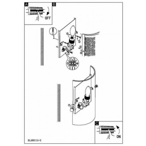 Бра Eglo ALMERA 89115