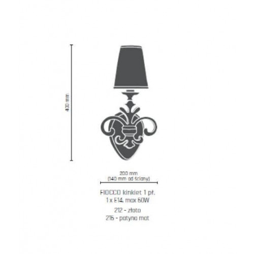 Бра Amplex FIOCCO 212 (8293)
