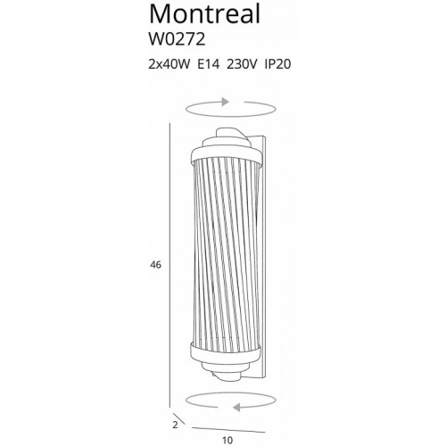 Бра MAXlight MONTREAL W0272