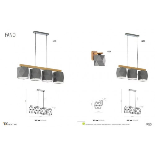 Бра TK Lighting FANO 4251
