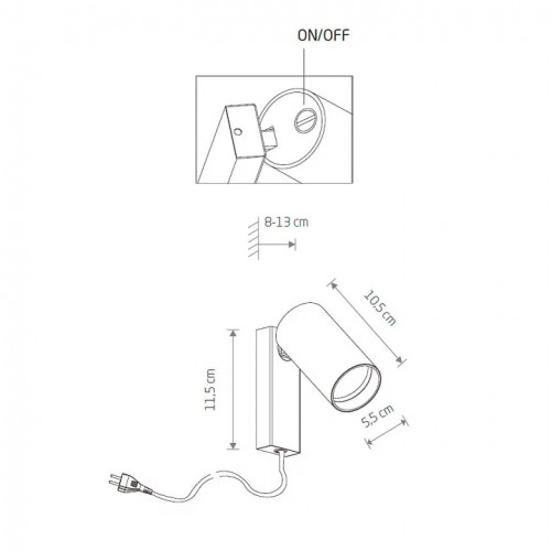 Підсвітка Nowodvorski STRAIGHT WALL LED 7566