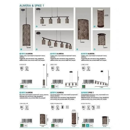 Бра Eglo ALMERA 89115