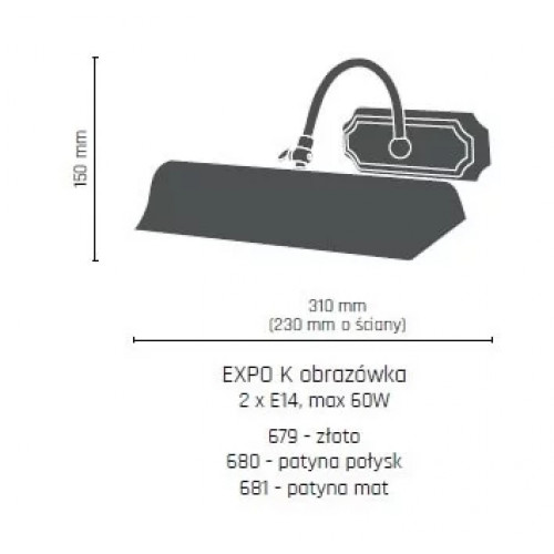 Бра DFTP FABIOLA 2220231003