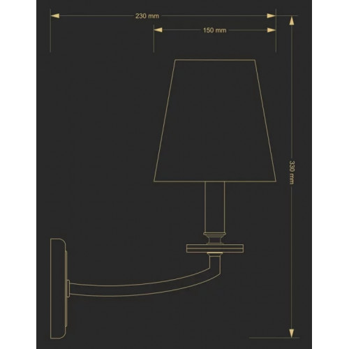 Бра Kutek ROSSANO ROS-K-1(P/A)