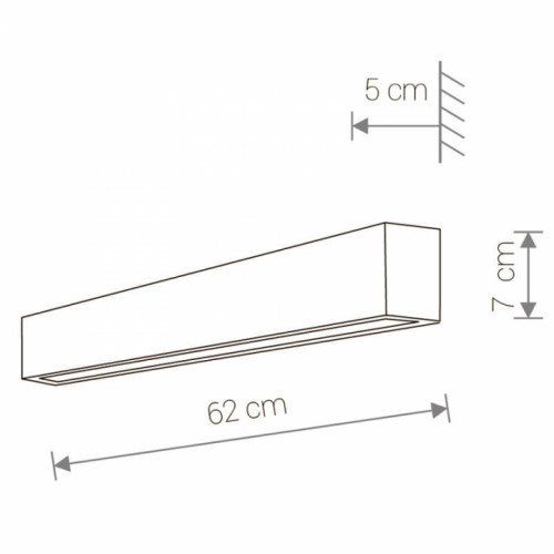 Бра Nowodvorski STRAIGHT LED WALL S 9610