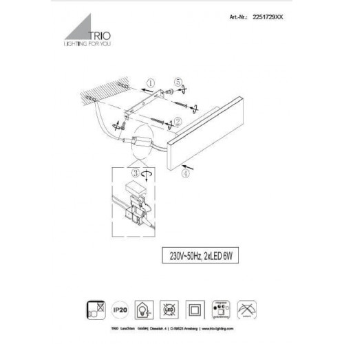 Бра Trio CONCHA 225172924