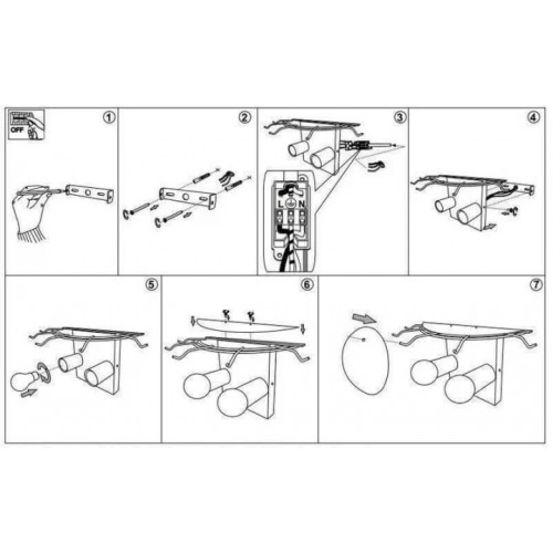Бра Ideal Lux Ovalino 038025