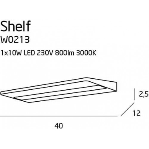 Бра MAXlight SHELF W0213