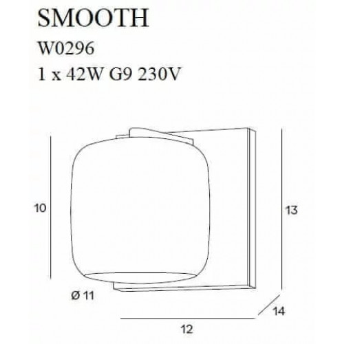 Бра MAXlight SMOOTH W0296