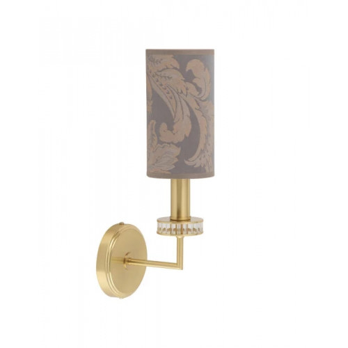 Бра Kutek GENOVA, золото матове, абажур, вис. 40 см