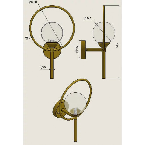 Бра TK Lighting BARI 4019