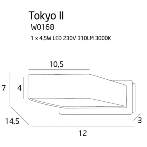 Бра MAXlight TOKYO II W0168