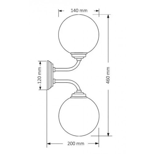 Бра Kutek MOOD ABANO ABA-K-1(Z)