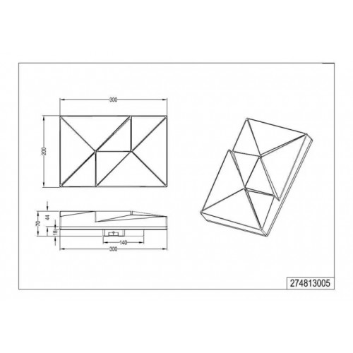 Бра Trio TRINITY 274813005