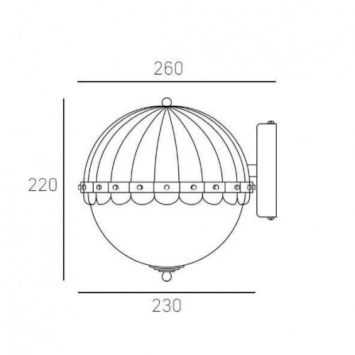 Бра Searchlight BISTRO 2671-1SS